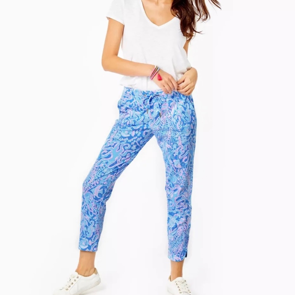 Lilly Pulitzer Emora Knit Pant. Boca Blue. Size small.